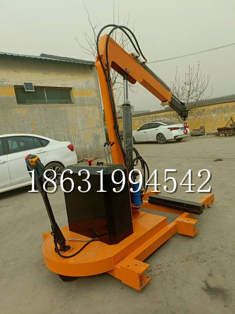 沧州市自卸车厢随车吊 自制轮式四不像起重机 四驱平板吊 5吨 贵盛
